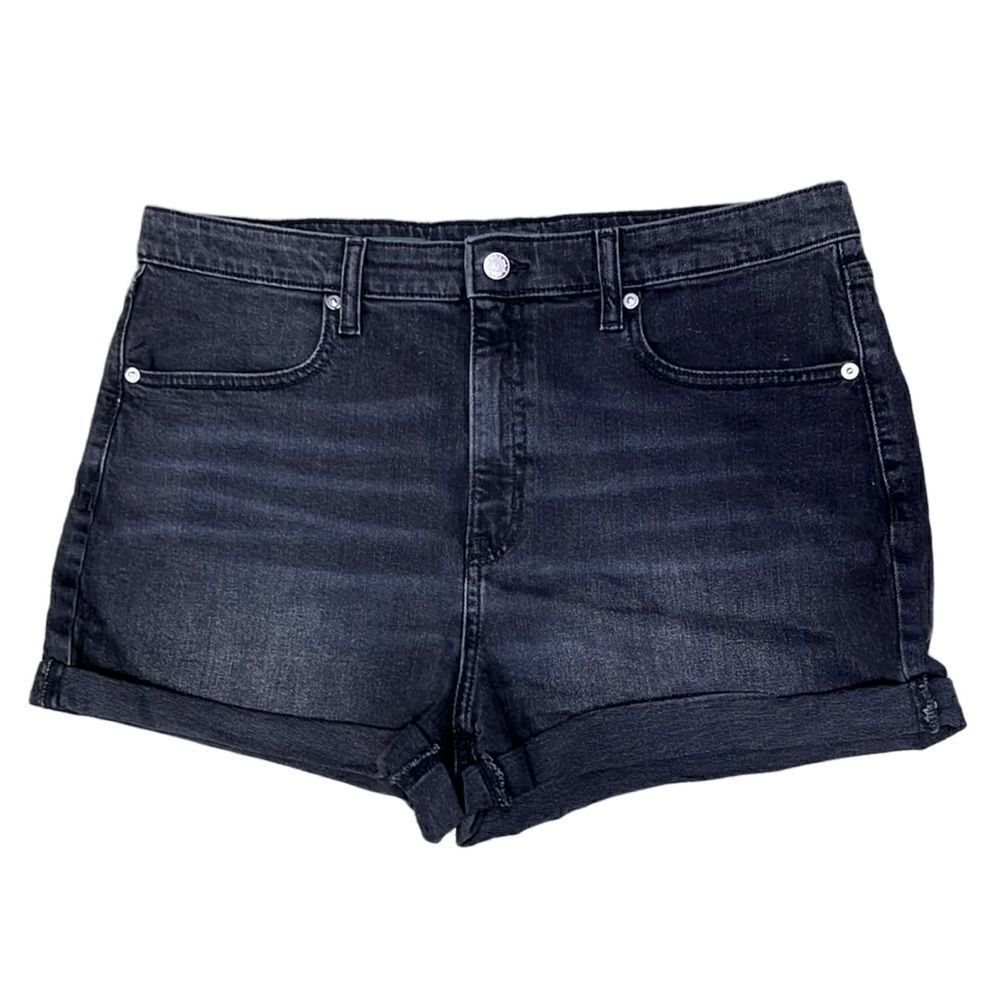Wild Fable Women’s 14/32R Highest Rise Black Cutoff Jean Shorts